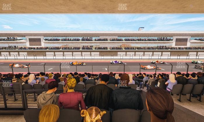 Circuit of The Americas - Section Main Grandstand Mezzanine 12 B Seat View