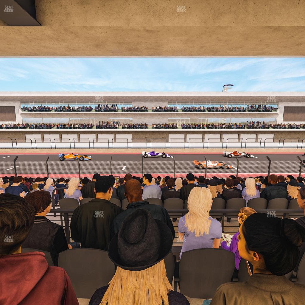Circuit of The Americas - Section Main Grandstand Mezzanine 13 A Seat View