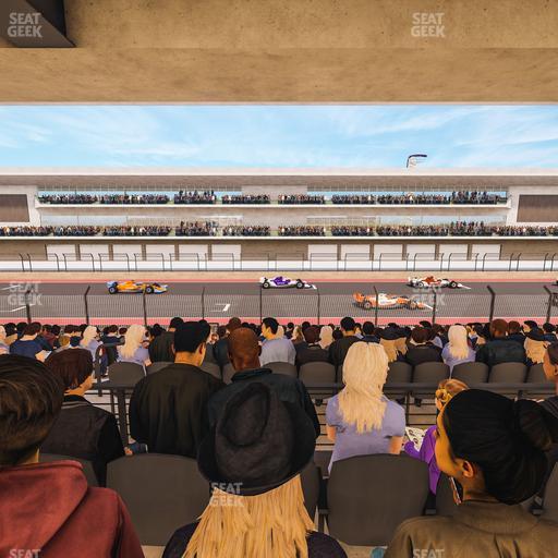 Circuit of The Americas - Section Main Grandstand Mezzanine 13 A Seat View