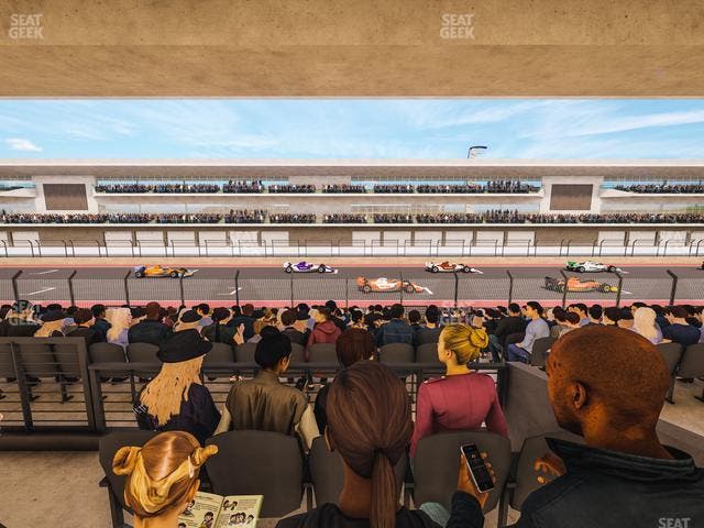 Circuit of The Americas - Section Main Grandstand Mezzanine 13 B Seat View