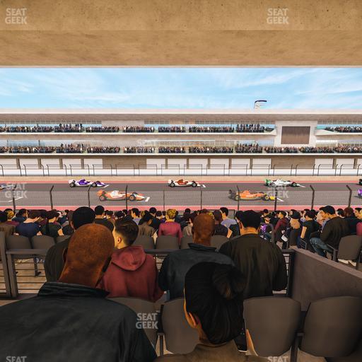 Circuit of The Americas - Section Main Grandstand Mezzanine 14 B Seat View