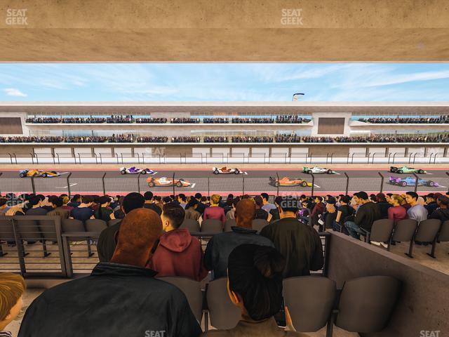 Circuit of The Americas - Section Main Grandstand Mezzanine 14 B Seat View