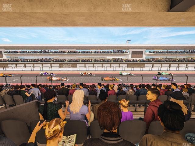 Circuit of The Americas - Section Main Grandstand Mezzanine 15 A Seat View