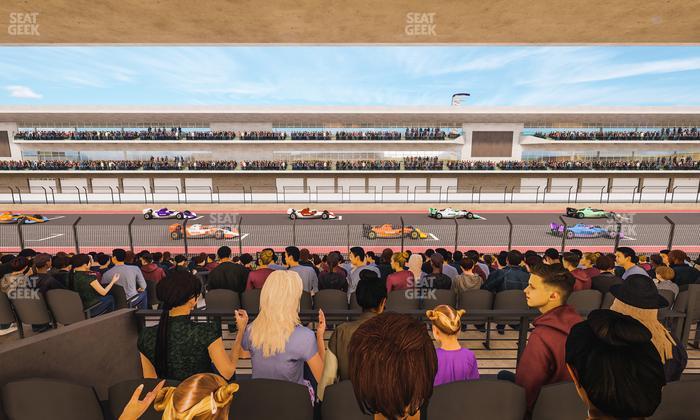 Circuit of The Americas - Section Main Grandstand Mezzanine 15 A Seat View