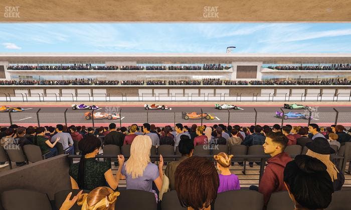 Circuit of The Americas - Section Main Grandstand Mezzanine 15 A Seat View