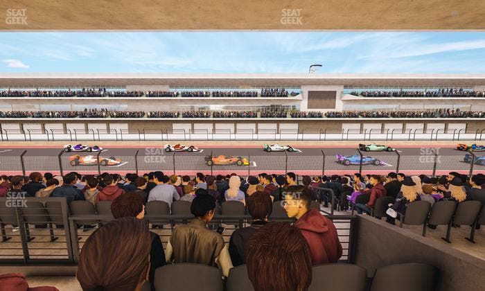Circuit of The Americas - Section Main Grandstand Mezzanine 15 B Seat View