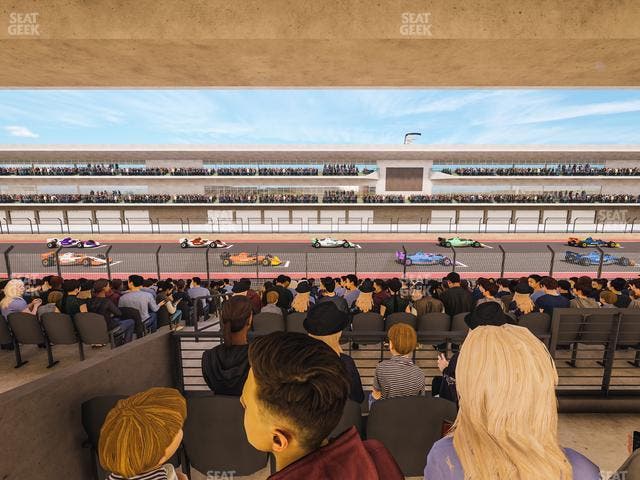 Circuit of The Americas - Section Main Grandstand Mezzanine 16 A Seat View