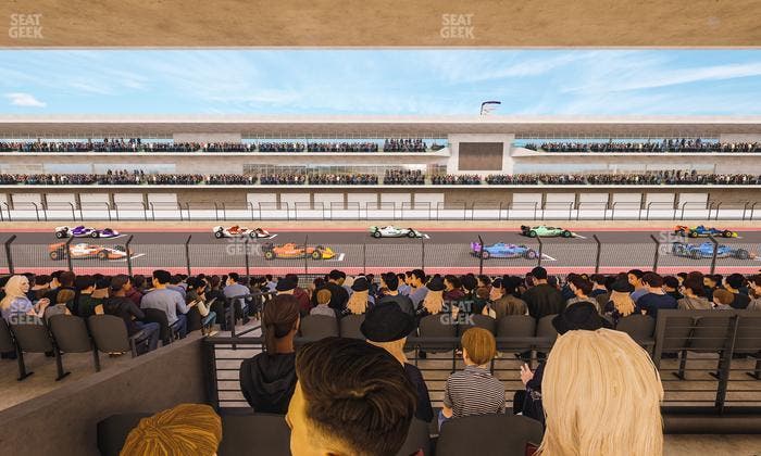Circuit of The Americas - Section Main Grandstand Mezzanine 16 A Seat View