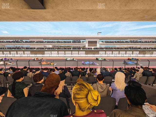 Circuit of The Americas - Section Main Grandstand Mezzanine 16 B Seat View