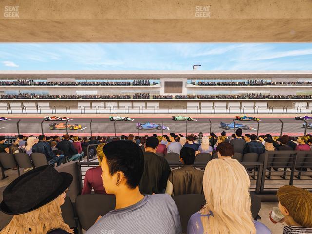 Circuit of The Americas - Section Main Grandstand Mezzanine 17 A Seat View