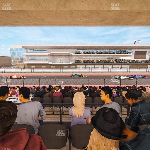 Circuit of The Americas - Section Main Grandstand Mezzanine 4 A Seat View