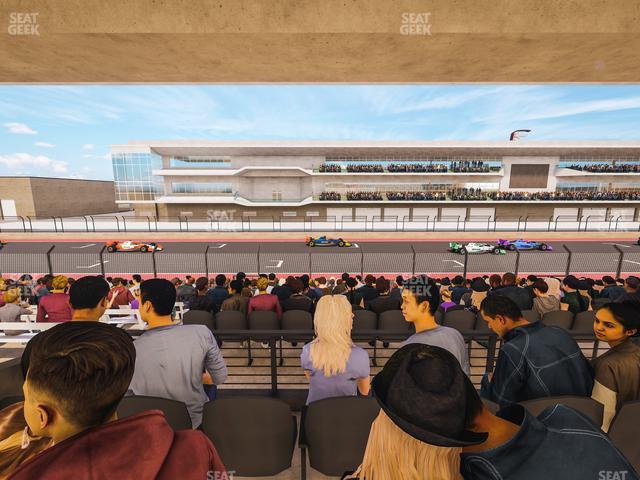 Circuit of The Americas - Section Main Grandstand Mezzanine 4 A Seat View