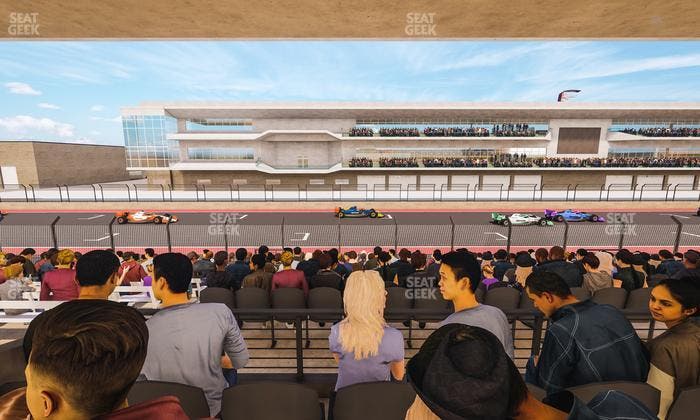 Circuit of The Americas - Section Main Grandstand Mezzanine 4 A Seat View