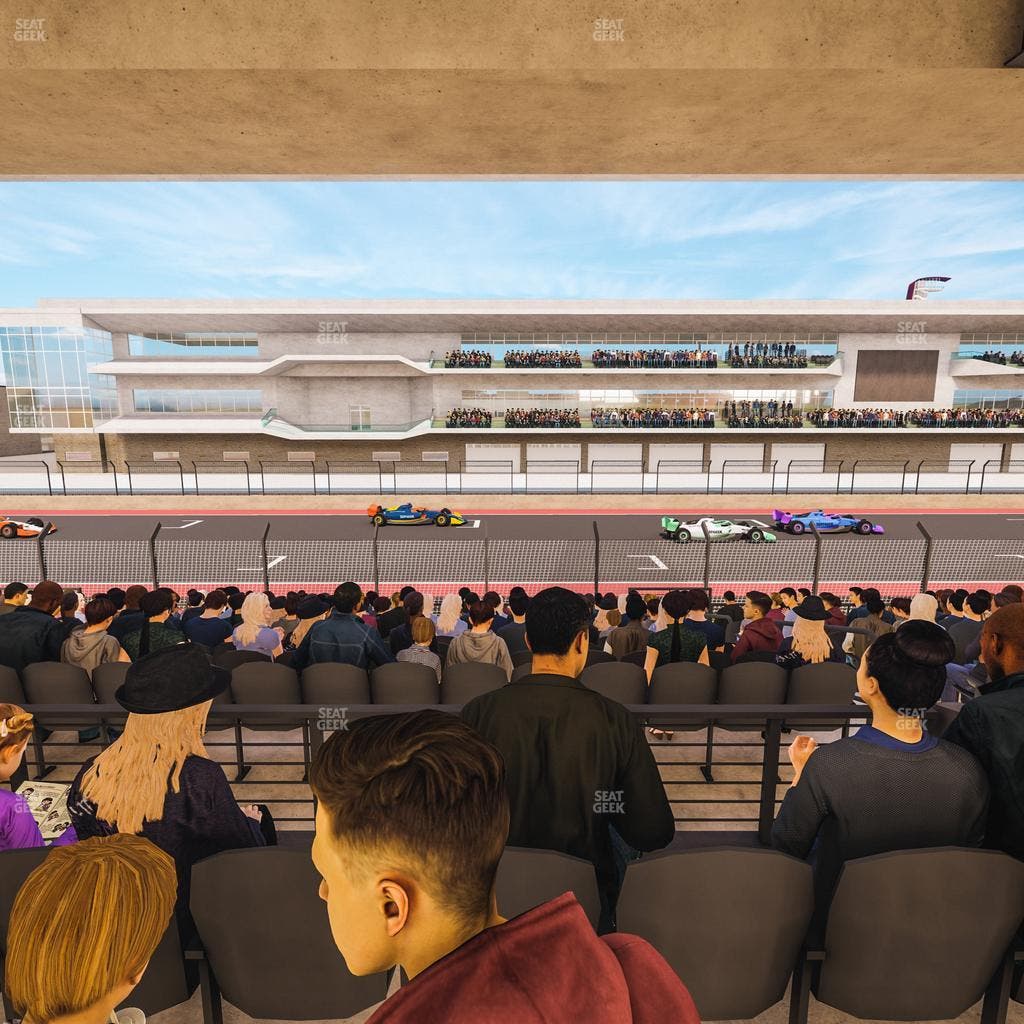 Circuit of The Americas - Section Main Grandstand Mezzanine 4 B Seat View