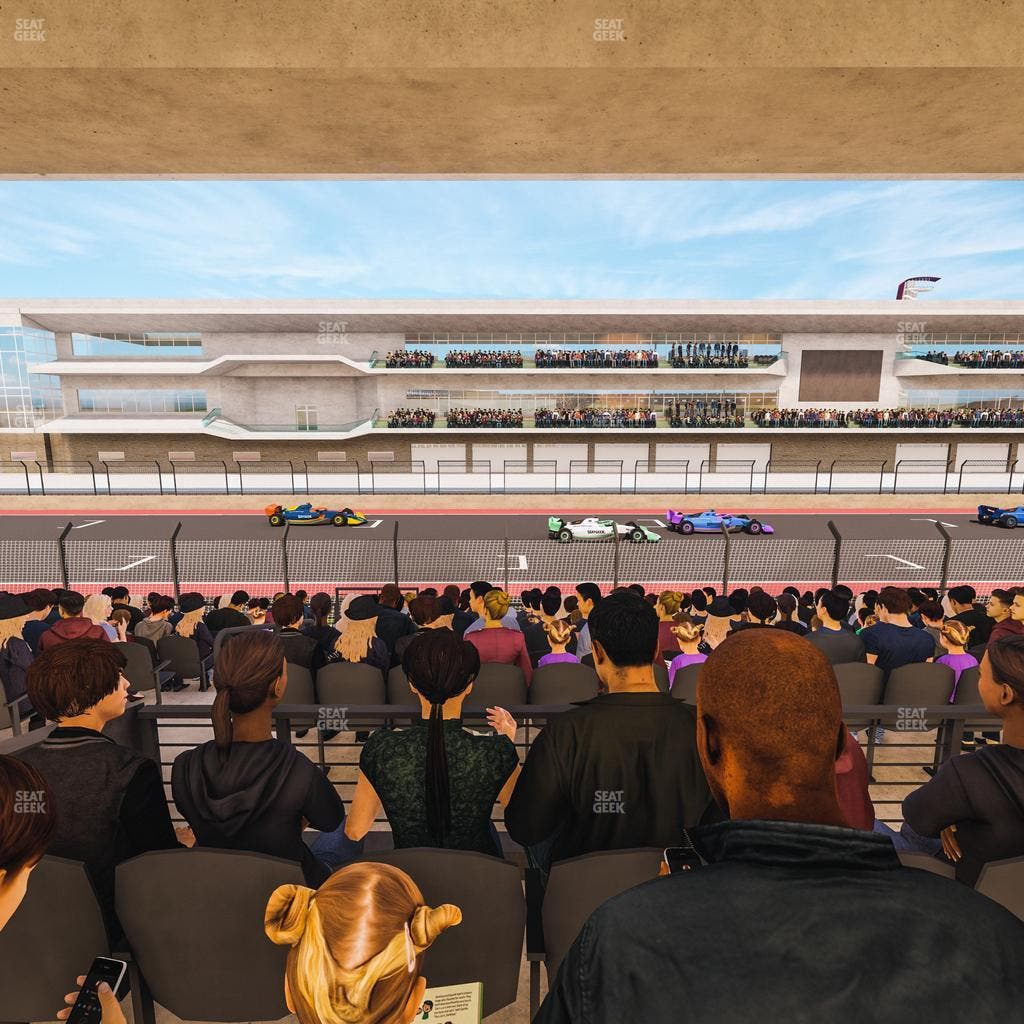 Circuit of The Americas - Section Main Grandstand Mezzanine 5 A Seat View