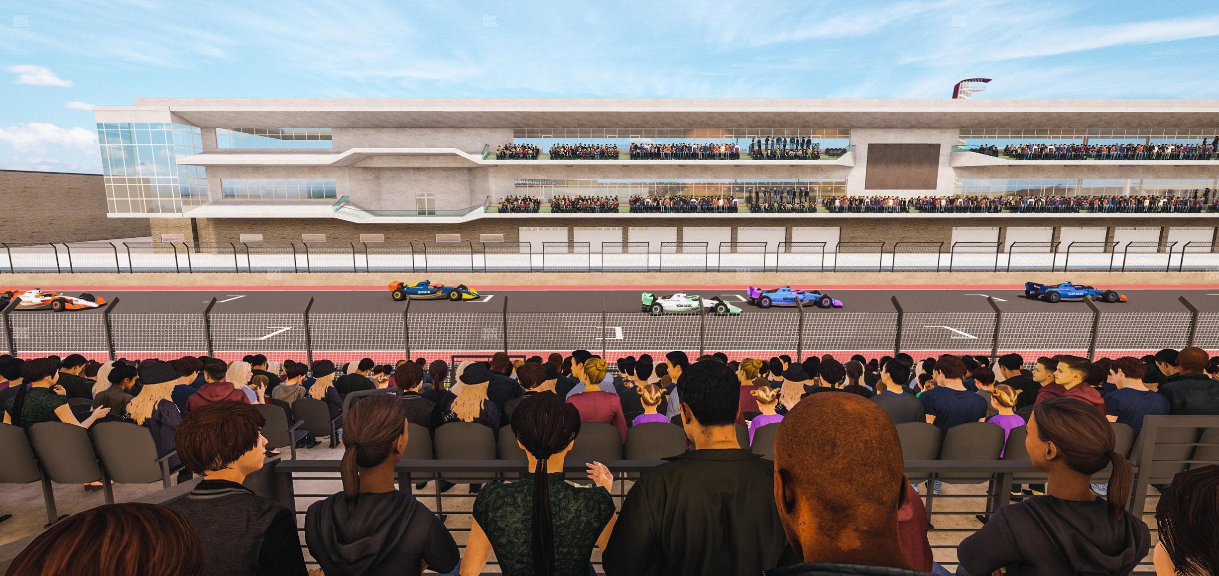 Circuit of The Americas - Section Main Grandstand Mezzanine 5 A Seat View