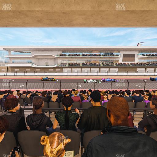Circuit of The Americas - Section Main Grandstand Mezzanine 5 A Seat View