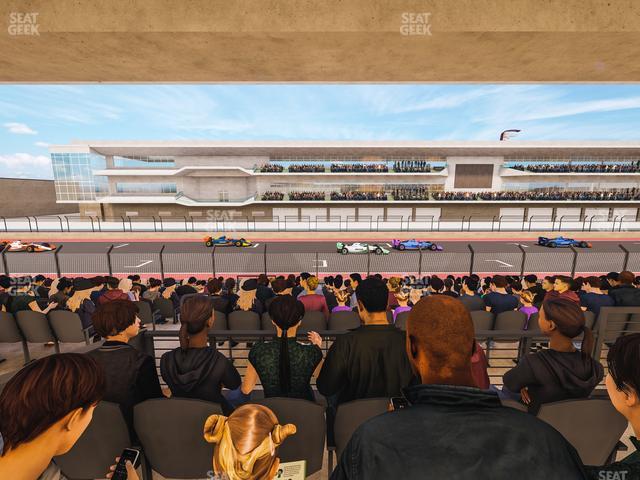 Circuit of The Americas - Section Main Grandstand Mezzanine 5 A Seat View