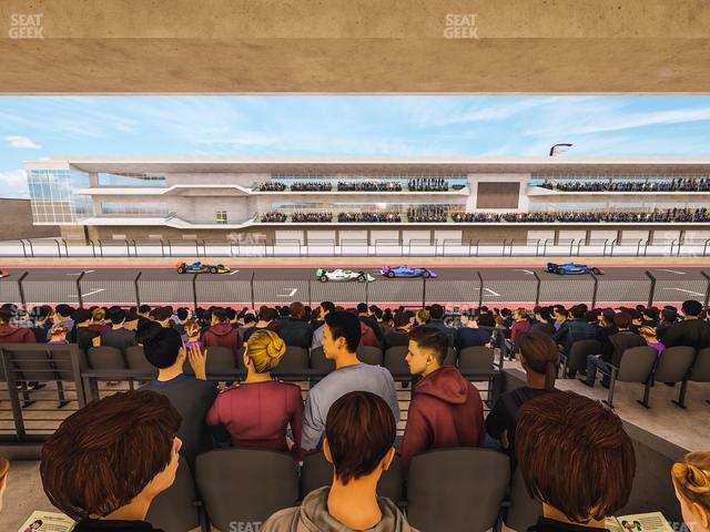 Circuit of The Americas - Section Main Grandstand Mezzanine 5 B Seat View