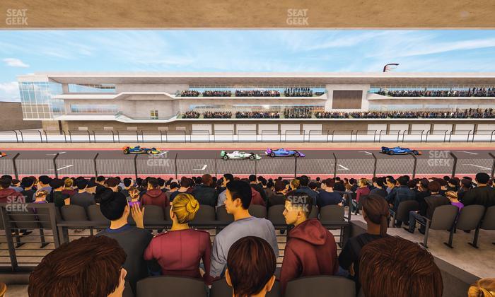 Circuit of The Americas - Section Main Grandstand Mezzanine 5 B Seat View