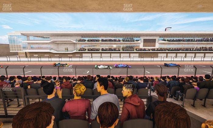 Circuit of The Americas - Section Main Grandstand Mezzanine 5 B Seat View