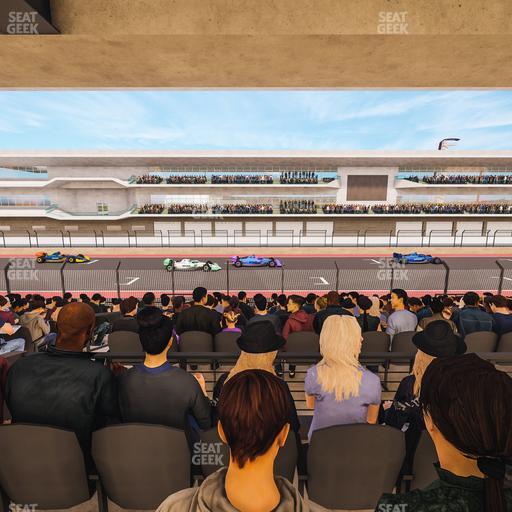 Circuit of The Americas - Section Main Grandstand Mezzanine 6 A Seat View