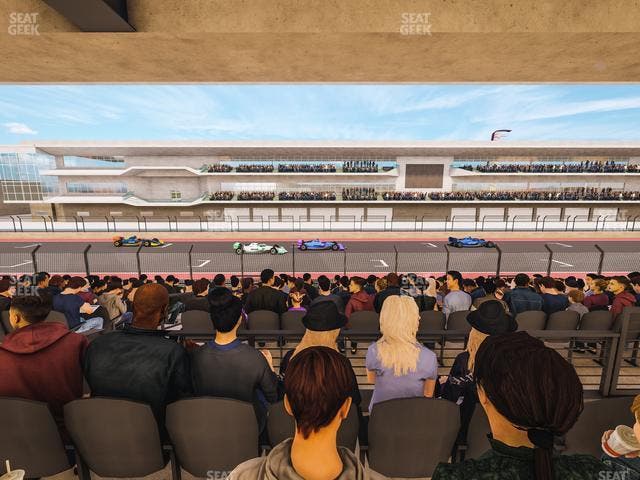Circuit of The Americas - Section Main Grandstand Mezzanine 6 A Seat View