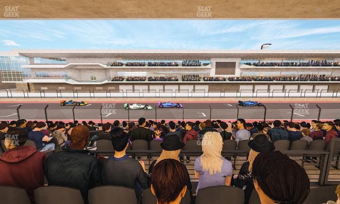 Circuit of The Americas - Section Main Grandstand Mezzanine 6 A Seat View
