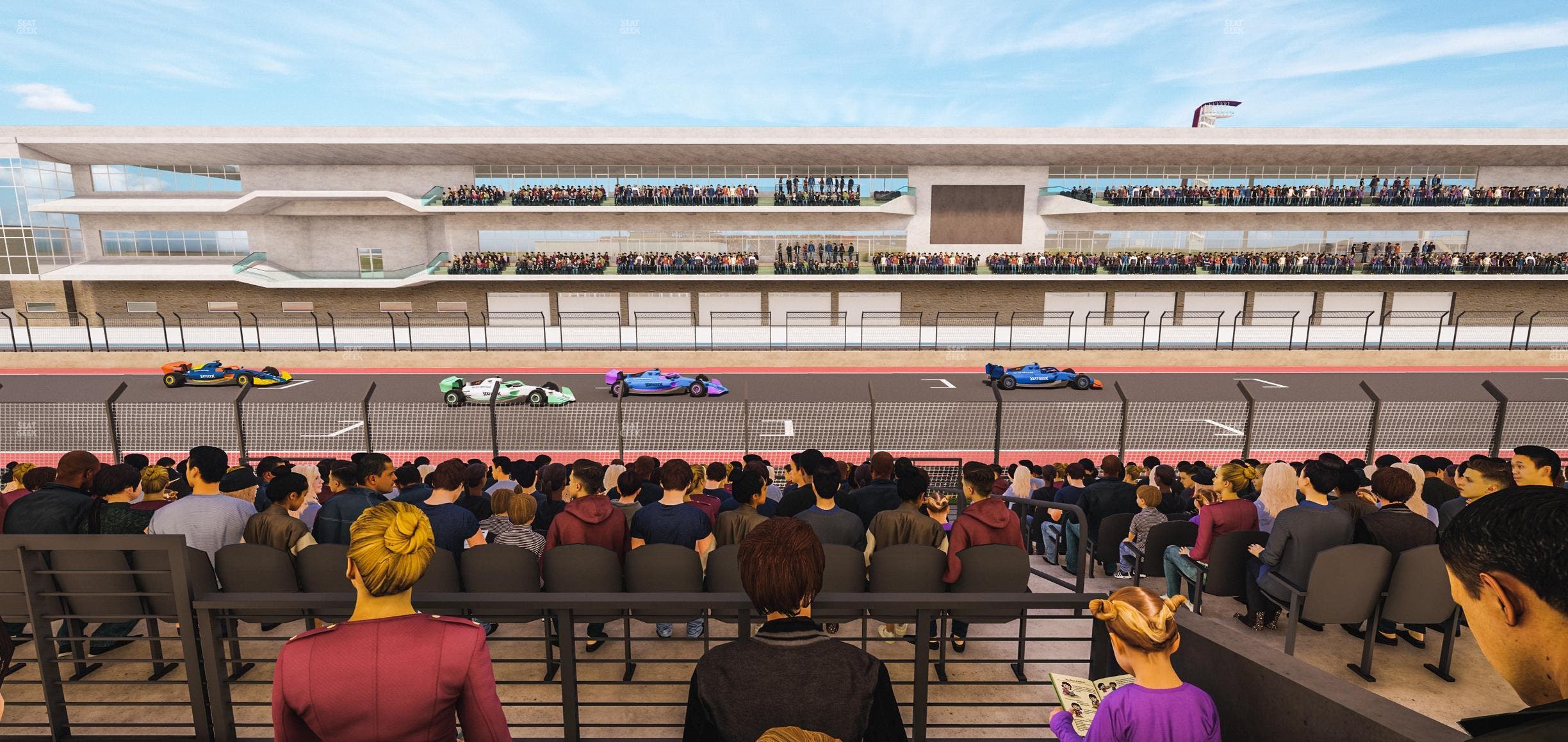 Circuit of The Americas - Section Main Grandstand Mezzanine 6 B Seat View