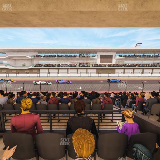 Circuit of The Americas - Section Main Grandstand Mezzanine 6 B Seat View