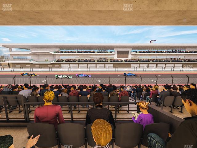 Circuit of The Americas - Section Main Grandstand Mezzanine 6 B Seat View