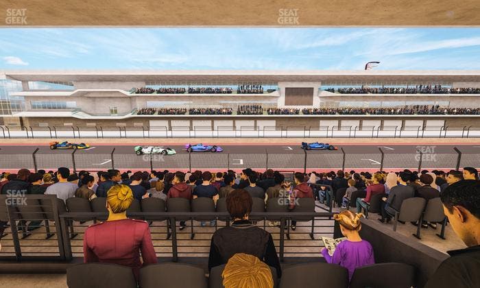 Circuit of The Americas - Section Main Grandstand Mezzanine 6 B Seat View