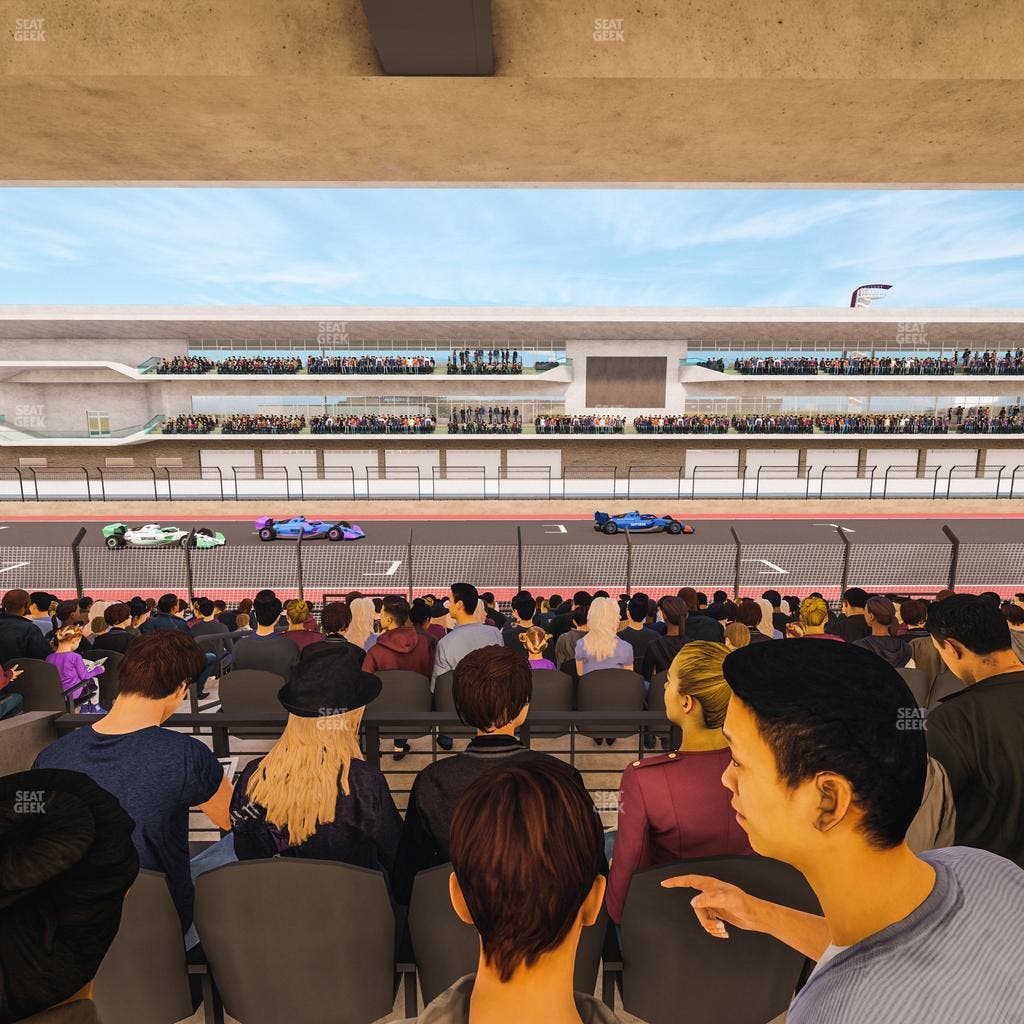 Circuit of The Americas - Section Main Grandstand Mezzanine 7 A Seat View