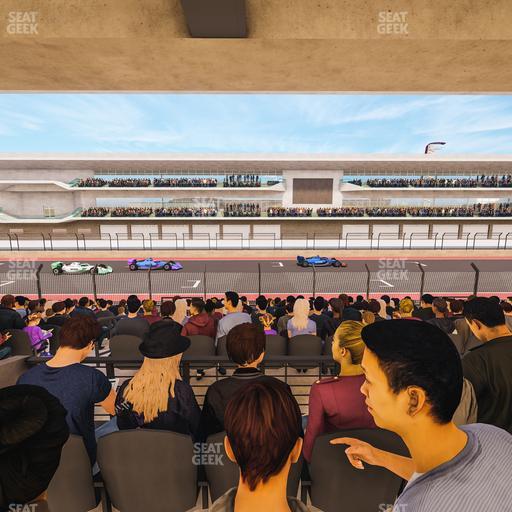 Circuit of The Americas - Section Main Grandstand Mezzanine 7 A Seat View