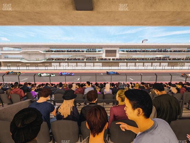 Circuit of The Americas - Section Main Grandstand Mezzanine 7 A Seat View