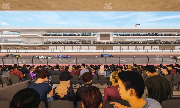 Circuit of The Americas - Section Main Grandstand Mezzanine 7 A Seat View