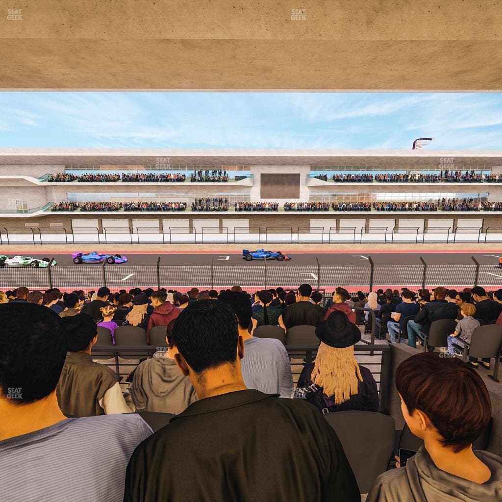 Circuit of The Americas - Section Main Grandstand Mezzanine 7 B Seat View
