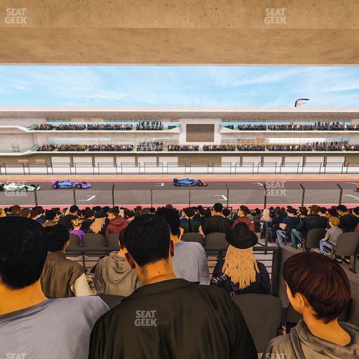 Circuit of The Americas - Section Main Grandstand Mezzanine 7 B Seat View