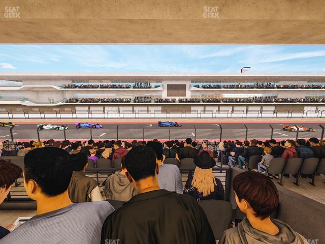 Circuit of The Americas - Section Main Grandstand Mezzanine 7 B Seat View