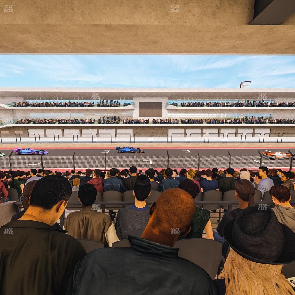 Circuit of The Americas - Section Main Grandstand Mezzanine 8 A Seat View