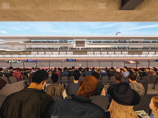 Circuit of The Americas - Section Main Grandstand Mezzanine 8 A Seat View