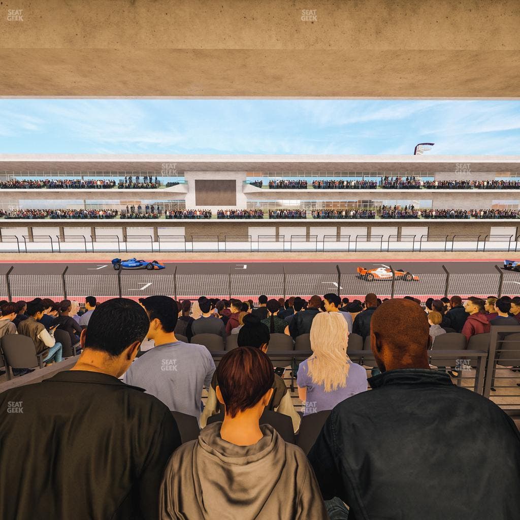 Circuit of The Americas - Section Main Grandstand Mezzanine 9 A Seat View