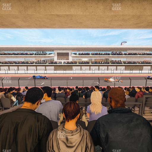 Circuit of The Americas - Section Main Grandstand Mezzanine 9 A Seat View