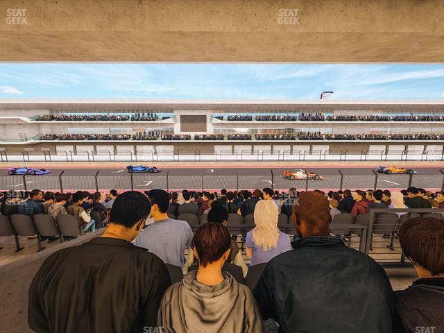 Circuit of The Americas - Section Main Grandstand Mezzanine 9 A Seat View