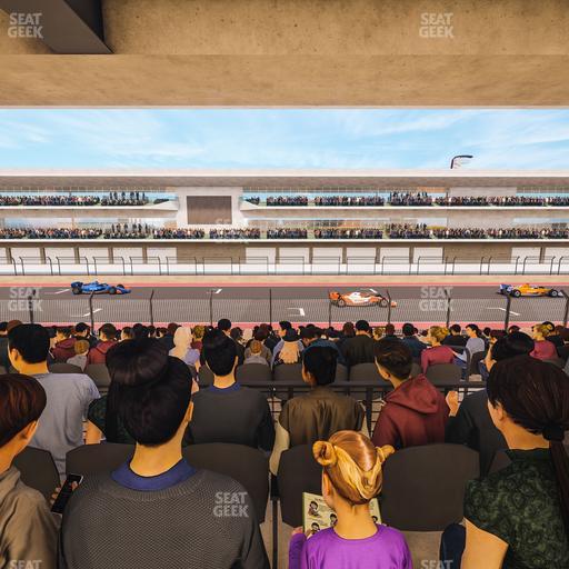 Circuit of The Americas - Section Main Grandstand Mezzanine 9 B Seat View