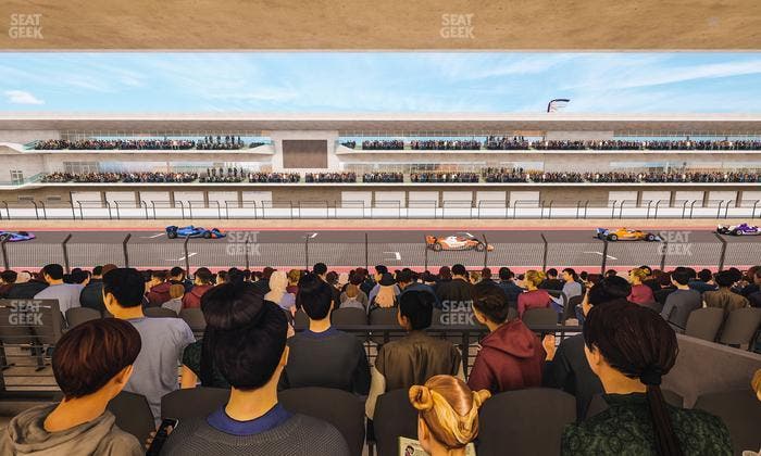 Circuit of The Americas - Section Main Grandstand Mezzanine 9 B Seat View
