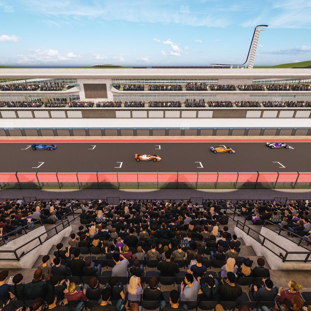 Circuit of The Americas - Section Main Grandstand Suite Seat View