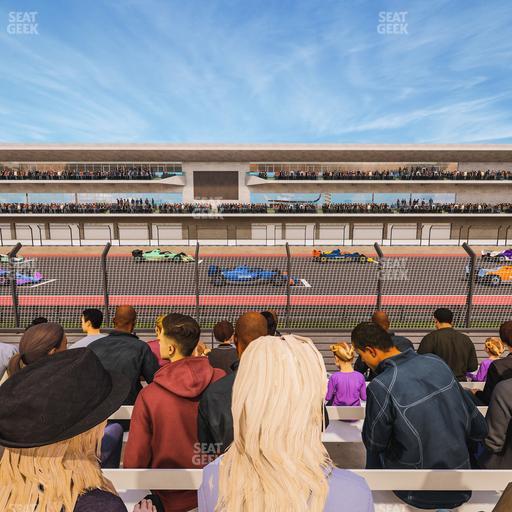 Circuit of The Americas - Section Main Grandstand Trackside East 118 Seat View