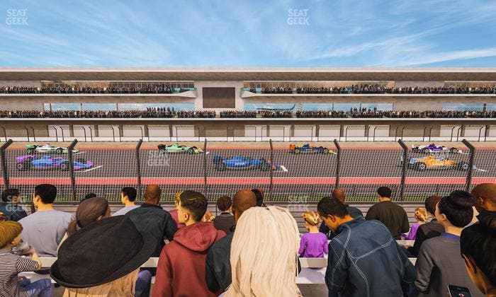 Circuit of The Americas - Section Main Grandstand Trackside East 118 Seat View