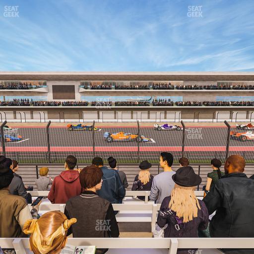 Circuit of The Americas - Section Main Grandstand Trackside East 119 Seat View